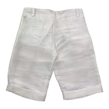 Emanuel Pris Bermuda Tinta Unita con Girovita Regolabile per Bambino EBM5110B BIANCO EMANUEL PRIS 