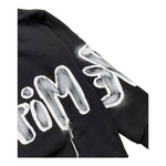 DISCLAIMER felpa con cappuccio tinta unita e stampa Nero per Bambino 24IDK58242 NERO DISCLAIMER 