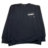 DIADORA felpa chiusa girocollo tinta unita con logo Nero per Bambina F4DIJGSW049X NERO DIADORA 