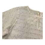 Zhoe & Tobiah Camica Mezza Manica Tinta Unita con Ricami per Bambina LYB2F PANNA ZHOE & TOBIAH 