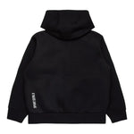 DSQUARED2 felpa tinta unita con zip e cappuccio Nero per Bambino DQ2528 NERO DSQUARED2 