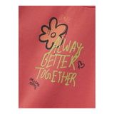 NAME IT abito tinta unita modello felpa con stampa Salmone per Bambina 132330433 SALMONE NAME IT 