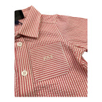 Fay Camicia Tinta Unita Mezza Manica con Fantasia A Righe per Neonato FU5521 ROSSO FAY 