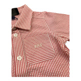 Fay Camicia Tinta Unita Mezza Manica con Fantasia A Righe per Neonato FU5521 ROSSO FAY 