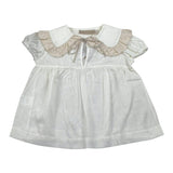 La Stupenderia Camicia Mezza Manica Tinta Unita con Colletto per Bambina TJCM72X PANNA LA STUPENDERIA 