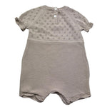 Le Bebe Pagliaccetto Mezza Manica Tinta Unita per Neonata LBG6268 BEIGE LE BEBE 
