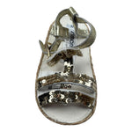 Simonetta Sandalo Tinta Unita con Paillettes per Neonata SDMS ORO SIMONETTA 