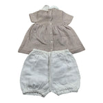 Baby Lord Completo 2 Pezzi T-Shirt-Culotte Beige per Neonata CMPB BEIGE BABY LORD 