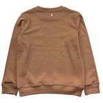 Trussardi Felpa Chiusa Girocollo Tinta Unita con Logo per Bambino TBP26013FE MARRONE TRUSSARDI 