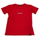 Zu+Elements T-Shirt Girocollo Tinta Unita con Logo per Bambino ZU218 ROSSO ZU+ELEMENTS 