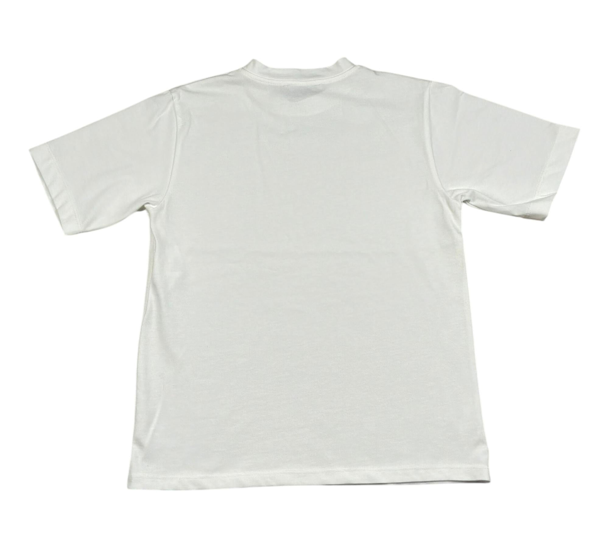 Paolo Pecora T-Shirt Girocollo Tinta Unita per Bambino PP4363 BIANCO PAOLO PECORA 