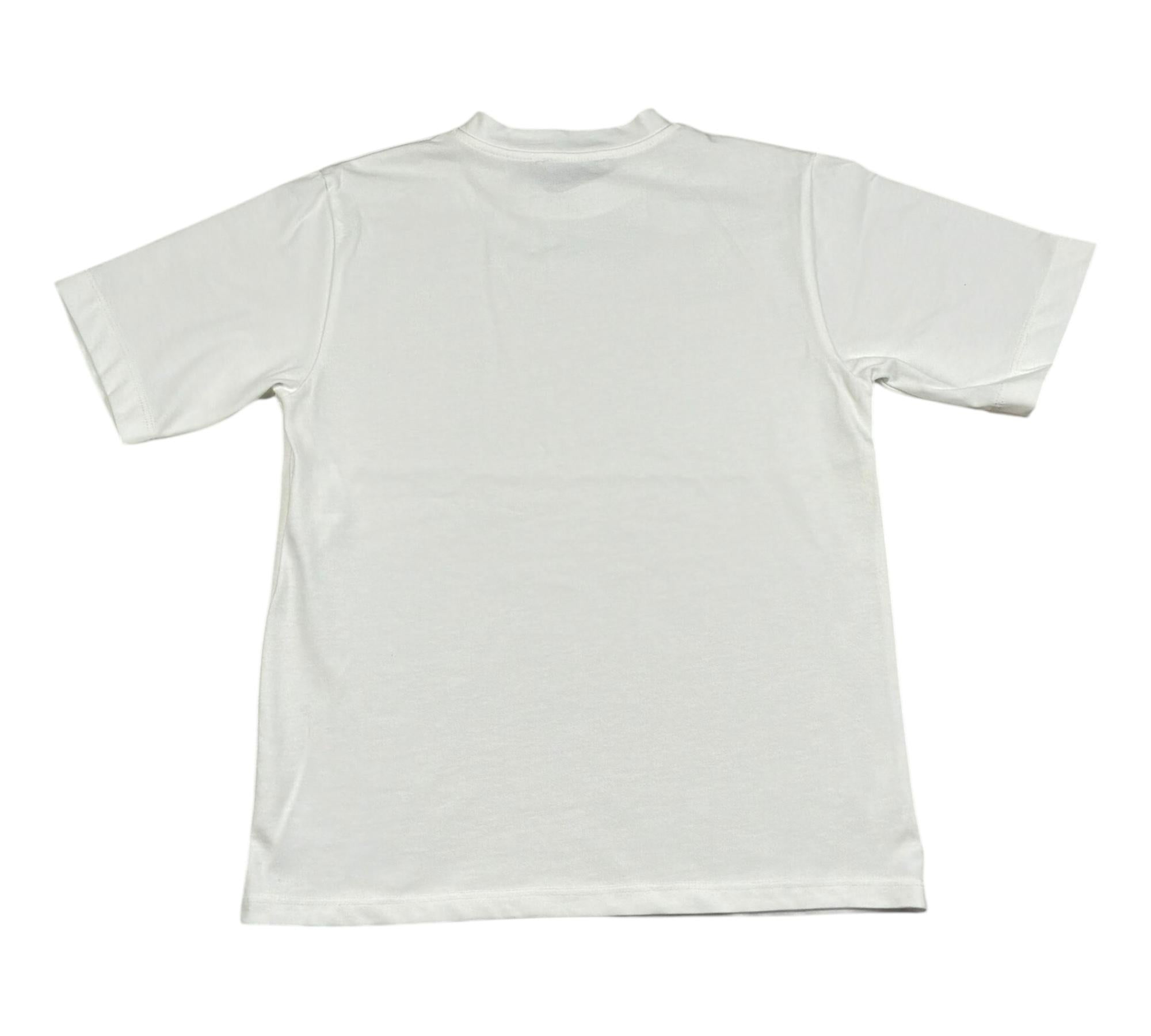 Paolo Pecora T-Shirt Girocollo Tinta Unita per Bambino PP4363 BIANCO PAOLO PECORA 