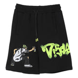 Disclaimer Bermuda tinta unita Cn Logo Nero per Bambino 25EDK58420XX NERO DISCLAIMER 