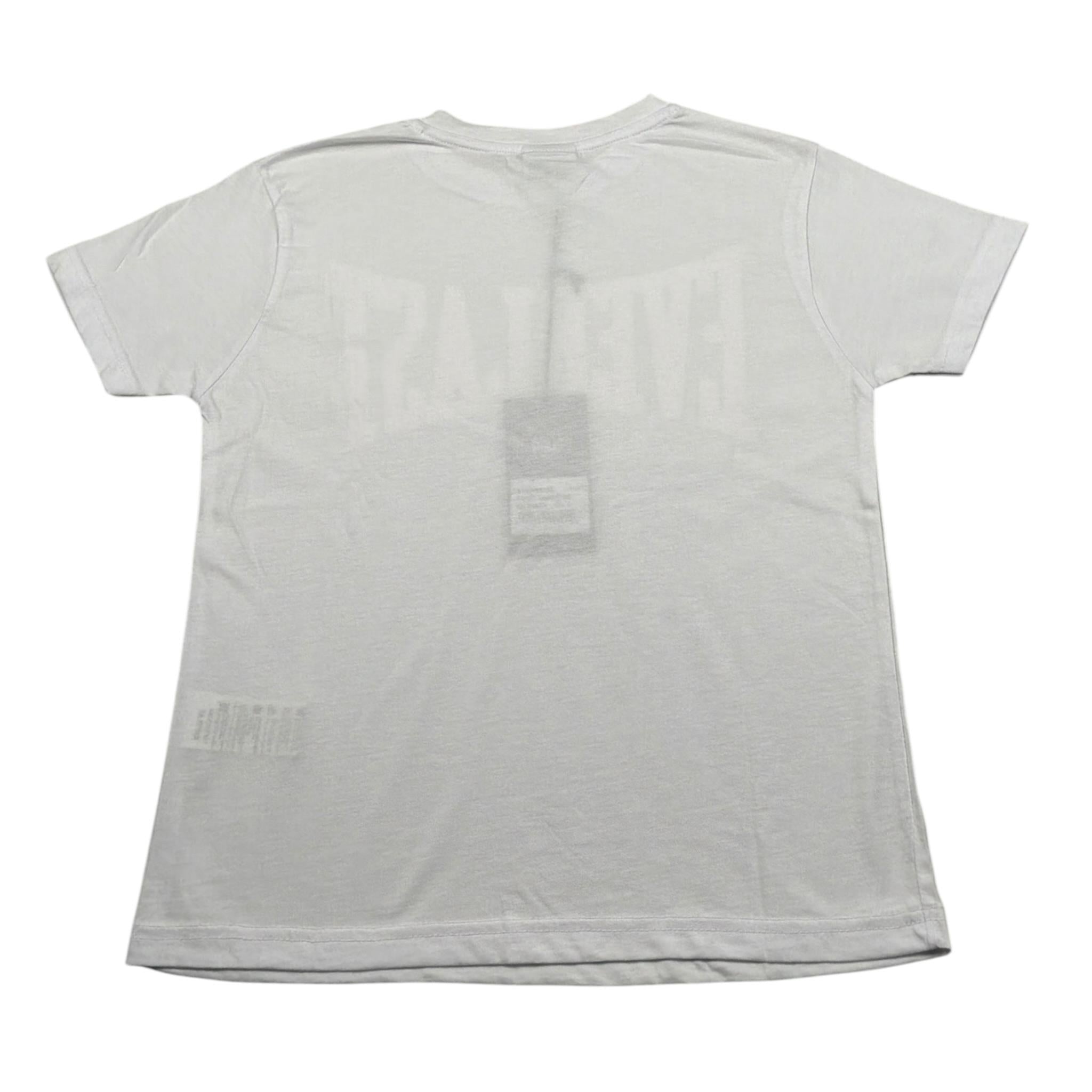 Everlast T-Shirt Girocollo tinta unita con Logo Bianco per Bambino EV22TEE03B BIANCO EVERLAST 