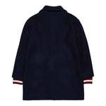 DSQUARED2 cappotto tinta unita con ricami Blu per Bambino DQ2592 BLU DSQUARED2 