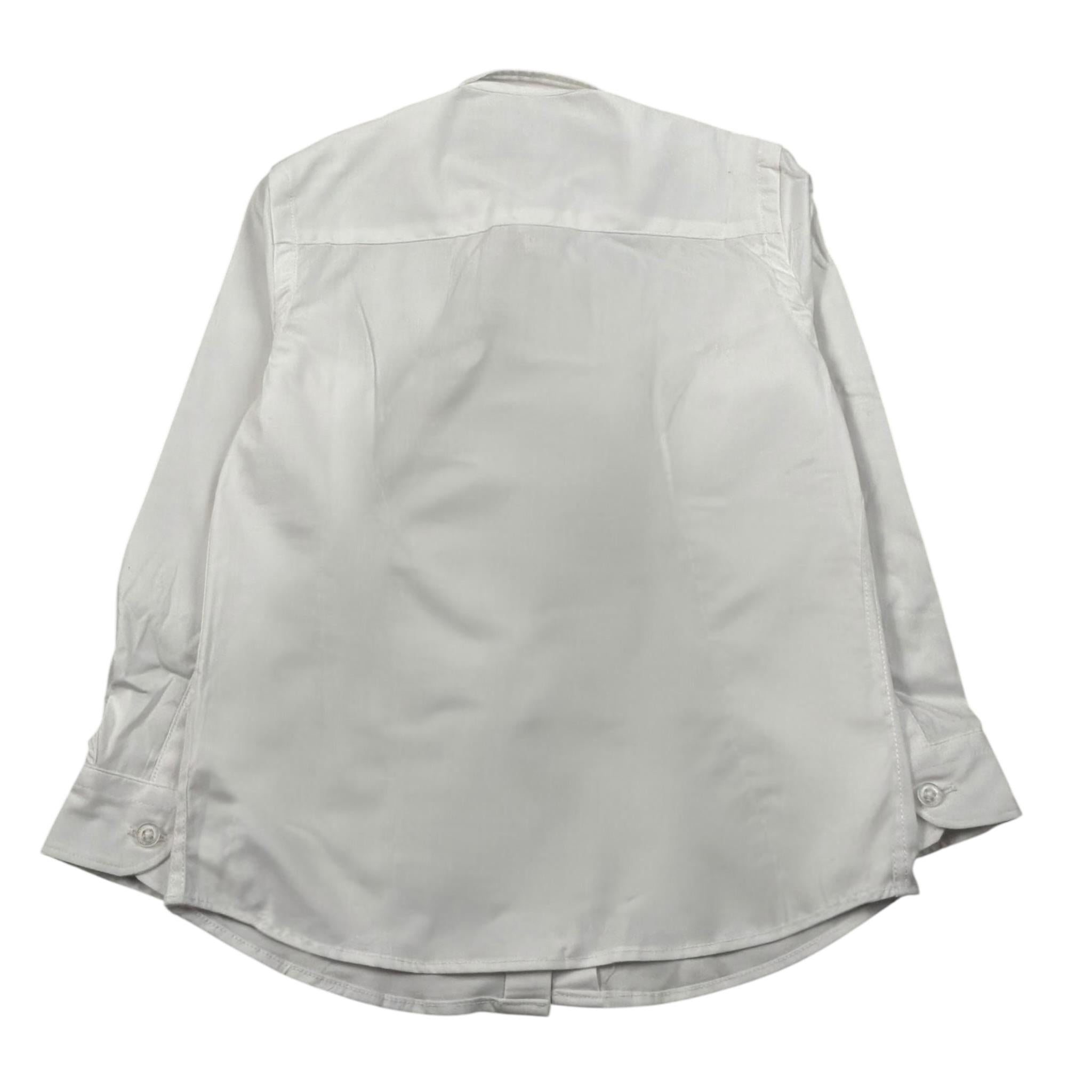 Manuel Ritz Camicia Manica Unga tinta unita Bianco per Bambino MR2039 BIANCO MANUEL RITZ 