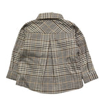 Y-CLU camicia tinta unita con fantasia a quadretti Bianco per Neonato BYN10750 BIANCO Y-CLU 