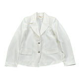 Illiana Giacca Tinta Unita con Bottoni per Bambina 535 BIANCO ILLIANA 