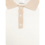 Eleventy Polo Mezza Manica Tinta Unita per Bambino EW9P01X PANNA ELEVENTY 