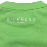 John Richmond T-Shirt Girocollo Tinta Unita con Stampa per Neonato RIP25014TSXX VERDE JOHN RICHMOND 