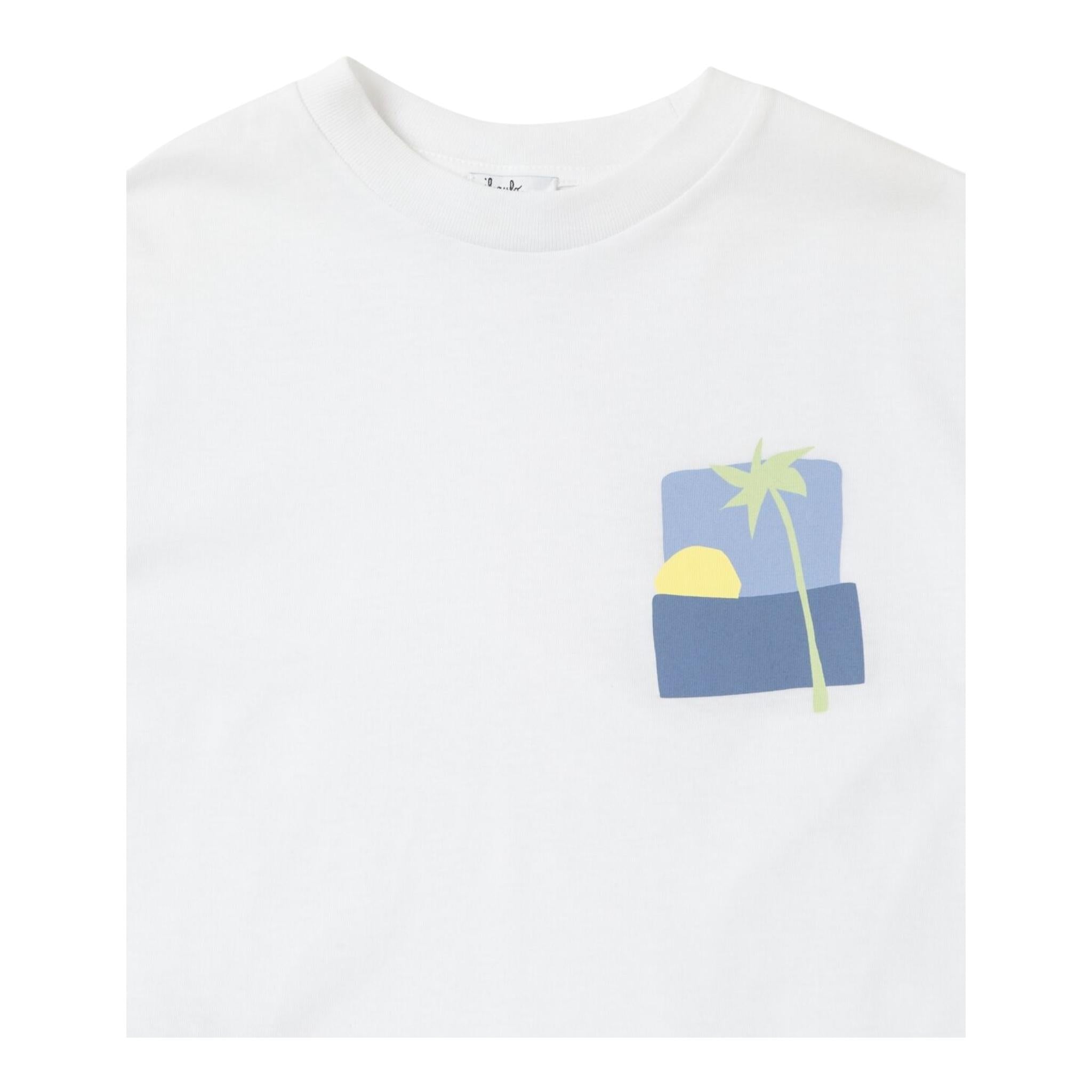 Il Gufo T-Shirt Girocollo Tinta Unita con Stampa per Bambino P25TS468MF001J BIANCO IL GUFO 