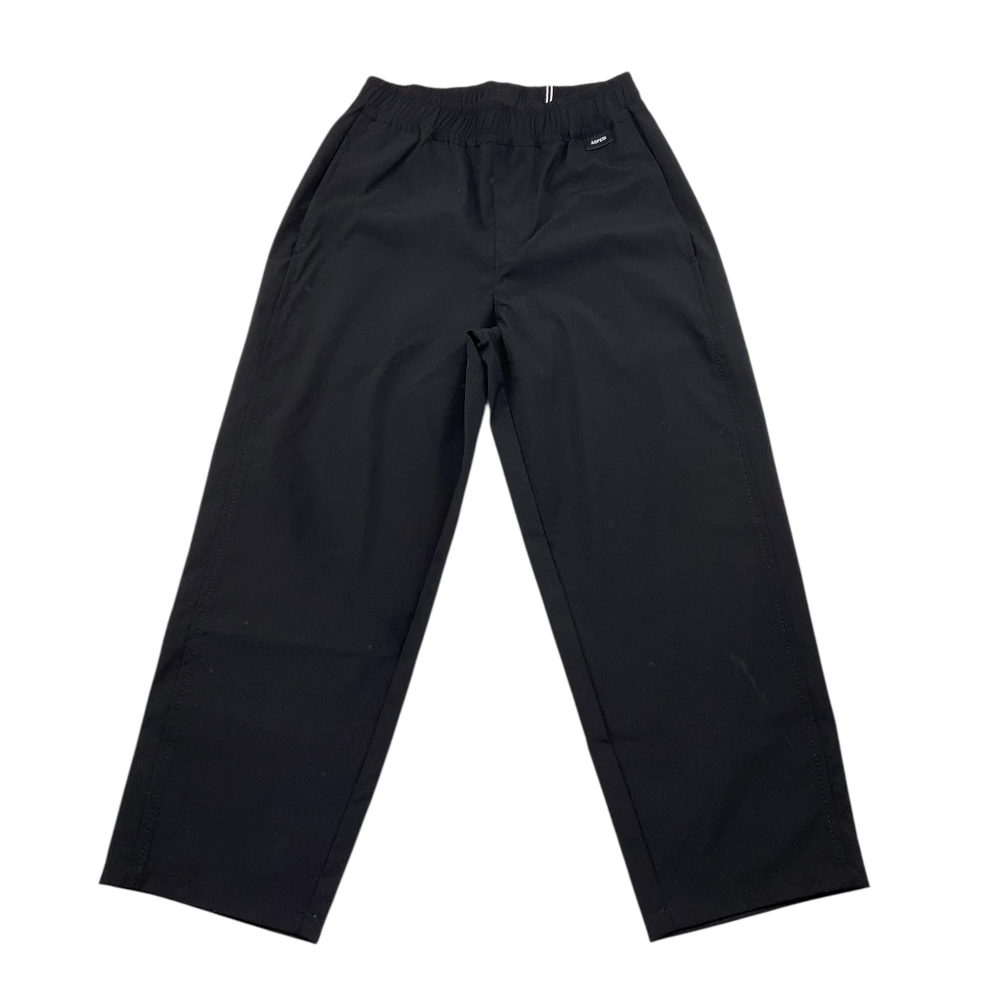 Aspesi Pantalone Tinta Unita con Elastico In Vita per Bambino S25264PLN0105 NERO ASPESI 