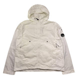 C.P. Company Giubbino Tinta Unita con Cappuccio per Bambino CUS014 BIANCO C.P. COMPANY 