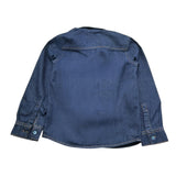 Trussardi Camicia In Denim Tinta Unita con Bottoni per Bambino TBP26105CA BLU TRUSSARDI 