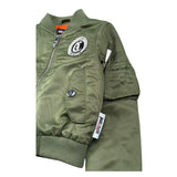Just Cavalli Giubbino Tinta Unita con Logo per Neonato JIP26086GB VERDE JUST CAVALLI 