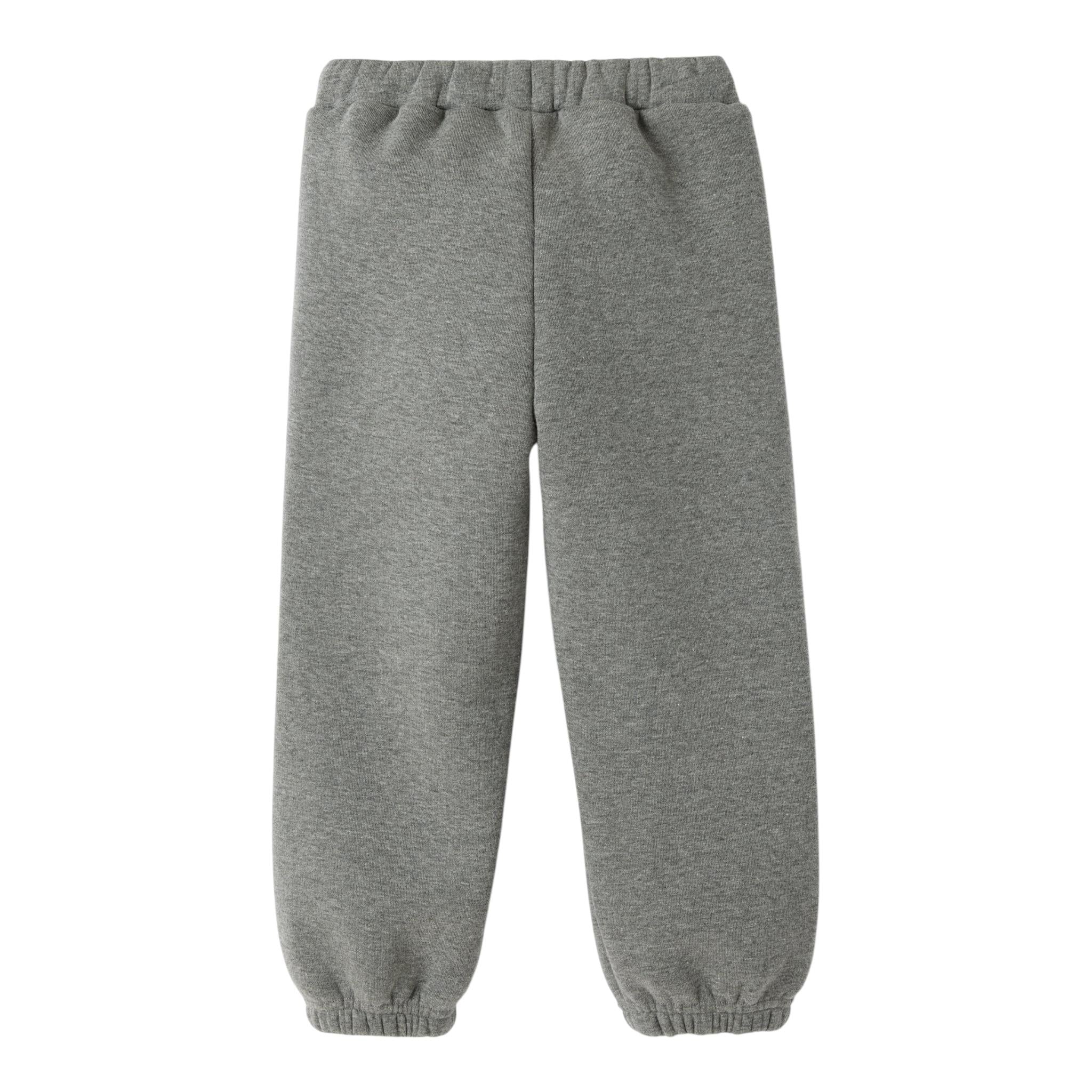IL GUFO pantalone tuta tinta unita con logo Grigio per Bambino A24PL3980136 GRIGIO IL GUFO 