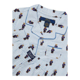Ralph Lauren Completo 2 Pezzi Pigiama T-Shirt-Bermuda  per Bambino 9P0115 AZZURRO RALPH LAUREN 