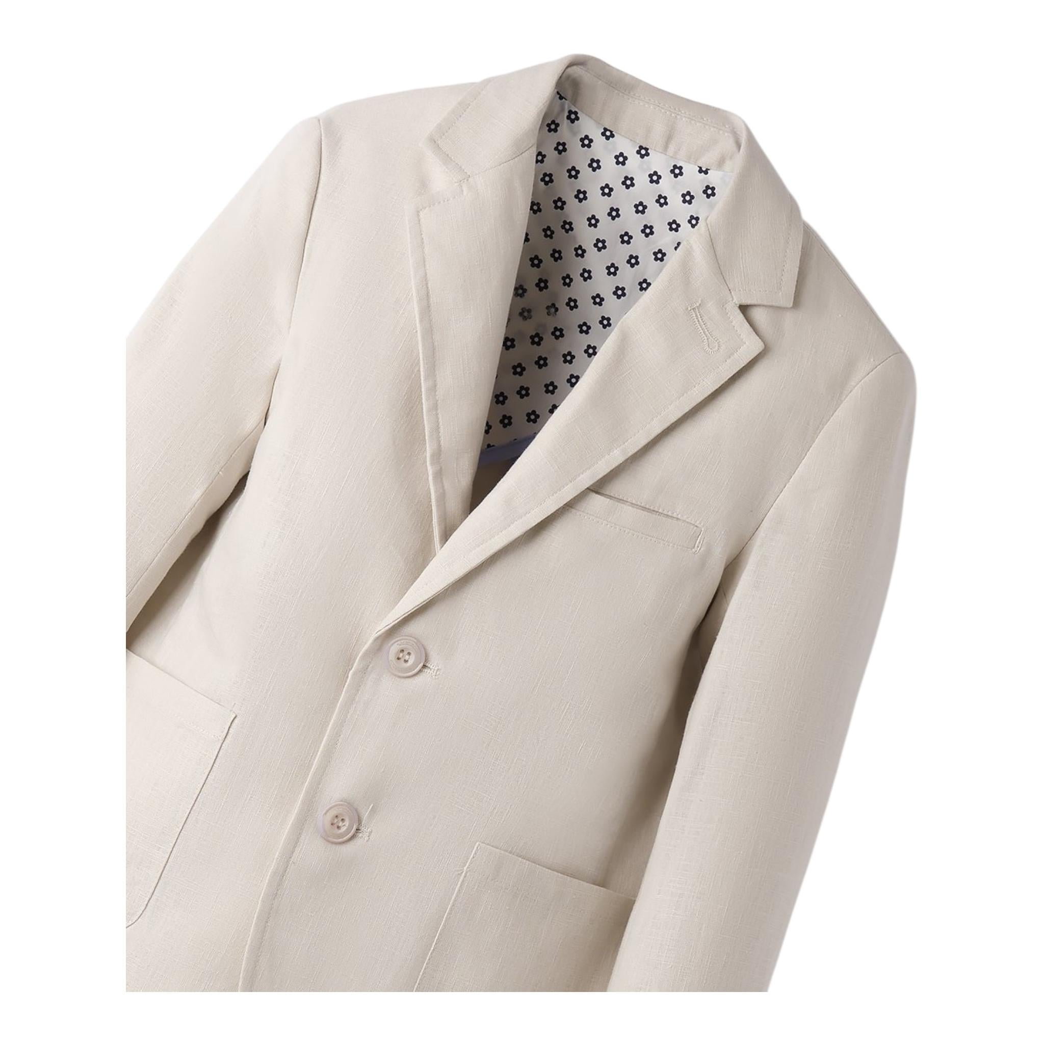 Sarabanda Giacca Tinta Unita con Bottoni per Bambino 0B669 BEIGE SARABANDA 