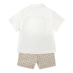 Mayoral Completo 2 Pezzi Camicia-Bermuda per Bambino 1251J BIANCO MAYORAL 
