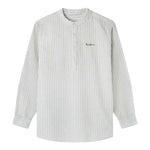 Pepe Jeans Camicia Manica Lunga Collo Coreano Fantasia A Righe per Bambino PB302705 PANNA PEPE JEANS 