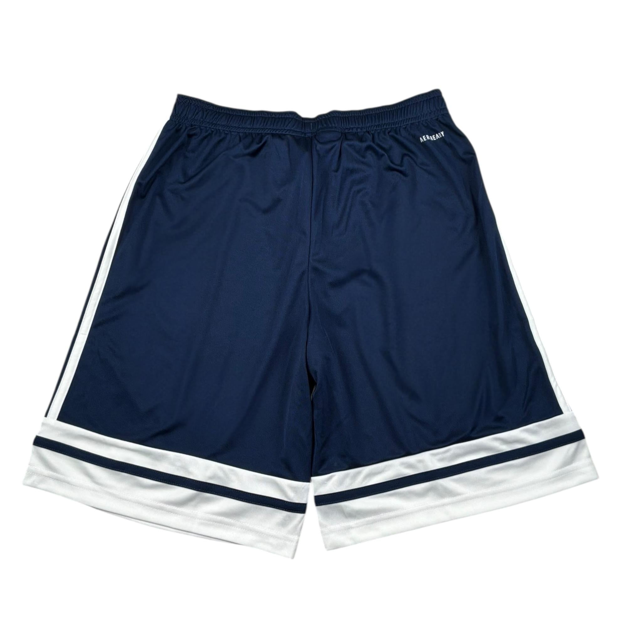 Adidas Bermuda Tinta Unita con Logo per Bambino JJ2418 BLU Adidas 