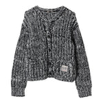 N°21 cardigan in maglia bicolore con bottoni Nero/bianco per Bambino N21993 NERO/BIANCO N°21 