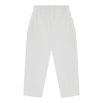 Dou Dou Pantalone Tinta Unita con Elastico In Vita per Bambina DW6P61X BIANCO DOU DOU 