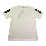 Disclaimer T-Shirt Girocollo Tinta Unita con Stampe per Bambino 25EDK58446 BIANCO DISCLAIMER 