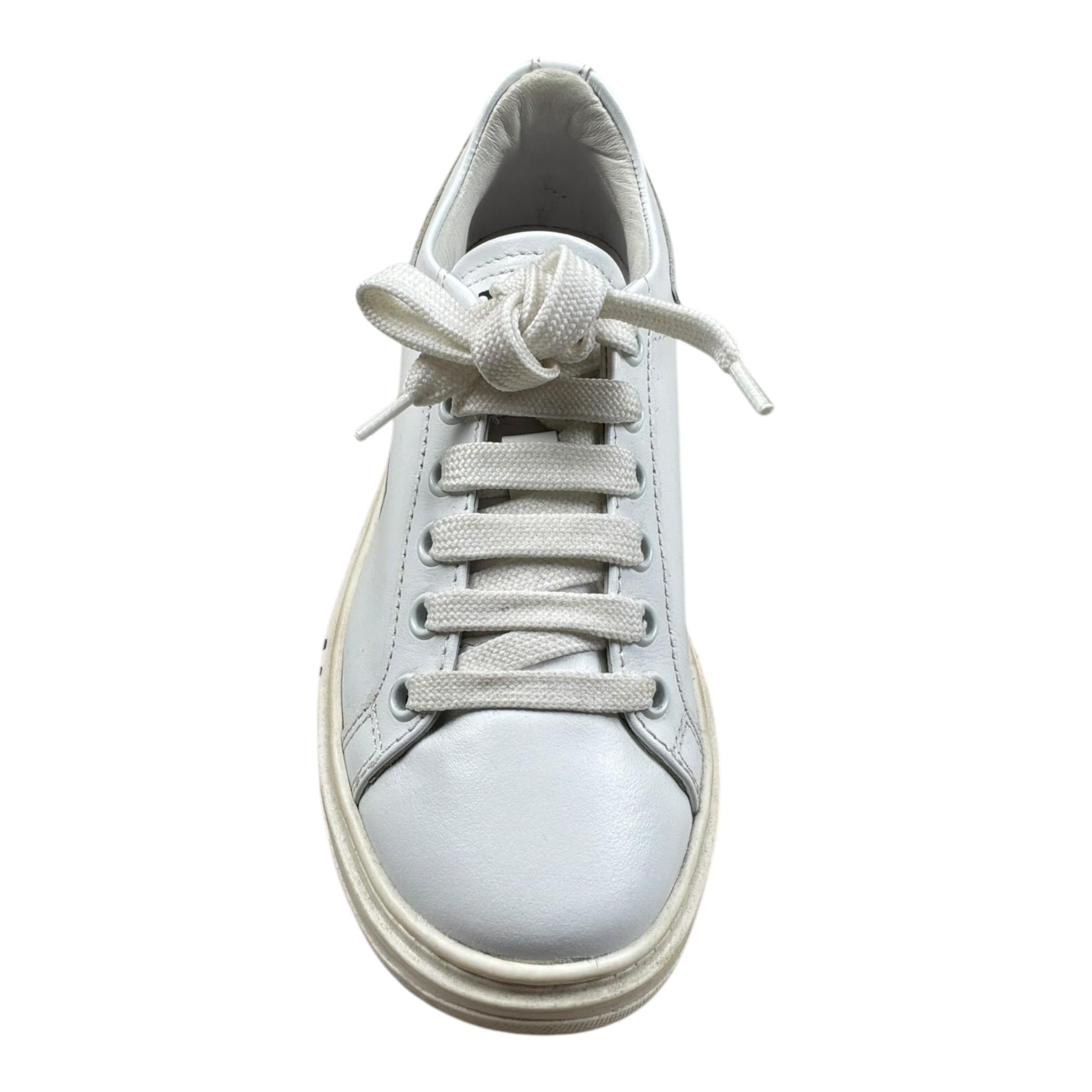 John Richmond Sneakers Tinta Unita con Stampa Logo per Bambino 19201 BIANCO JOHN RICHMOND 