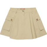 Max&Co. Gonna Tinta Unita con Tasche per Bambina MX0132X BEIGE MAX&Co. 