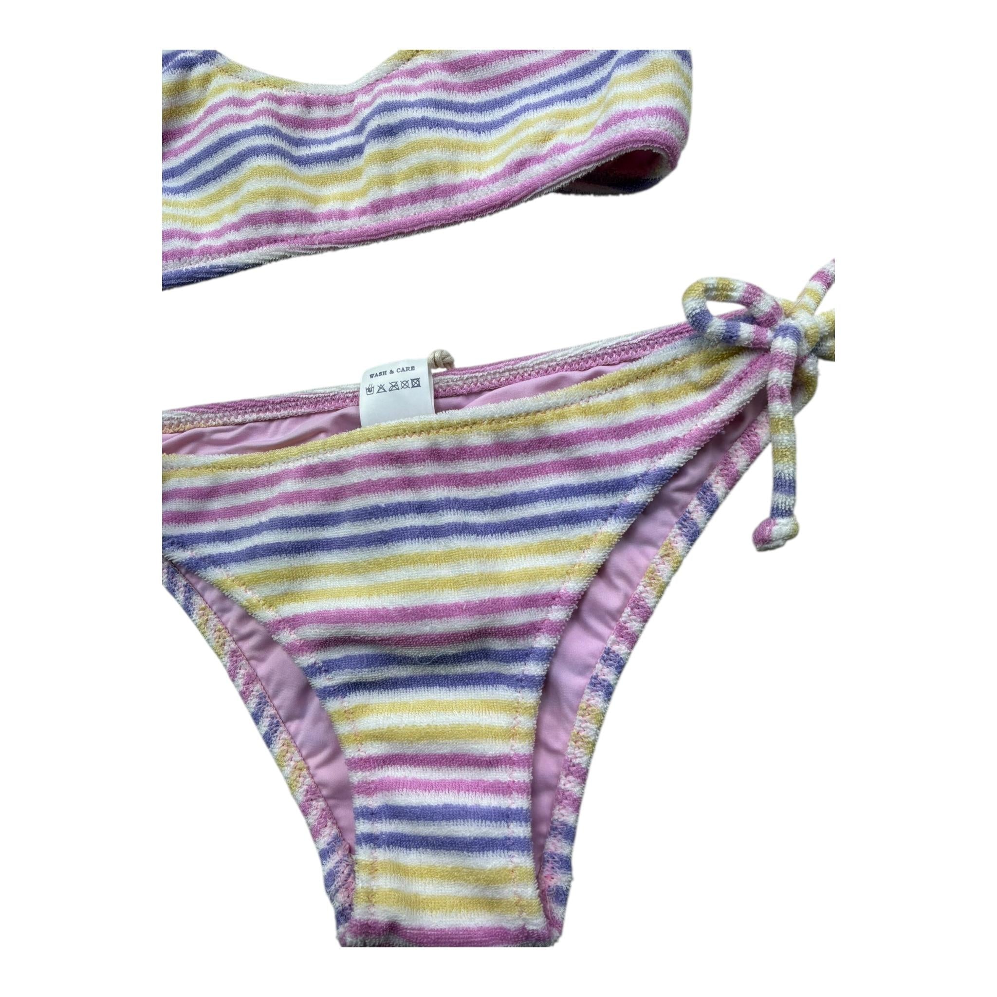 Saint Barth Costume 2 Pezzi Fascia-Slip  per Bambina 00944L BIANCO SAINT BARTH 