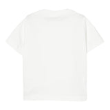 Elisabetta Franchi T-Shirt Girocollo Tinta Unita con Stampa per Neonata EGTS094 BIANCO ELISABETTA FRANCHI 