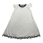 Pinko Abito Mezza Manica tinta unita Bianco per Bambina 033510 BIANCO PINKO 