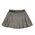 LIU JO gonna tinta unita con microfantasia Bianco per Bambina GF4220 BIANCO LIU JO 