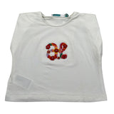 Abel & Lula T-Shirt Girocollo tinta unita con Stampa Panna per Bambina 5140 PANNA ABEL & LULA 