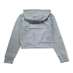 Juicy Couture Felpa Tinta Unita con Zip E Cappuccio per Bambina JBX6621 GRIGIO JUICY COUTURE 