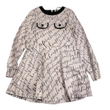 PINKO abito tinta unita logato manica lunga Beige per Bambina F4PIBGDR176 BEIGE PINKO 