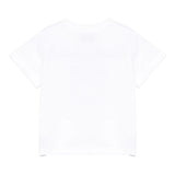 Moschino T-Shirt Girocollo Tinta Unita con Orso per Neonato MNM047XXXN BIANCO MOSCHINO 