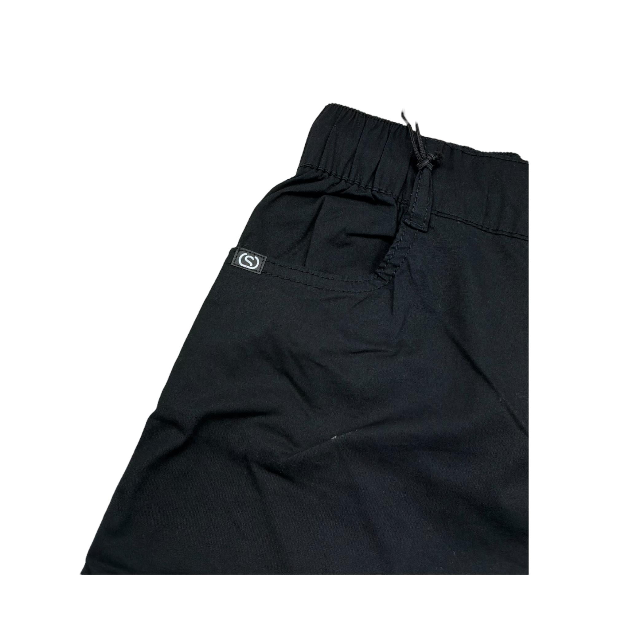 Sarabanda Bermuda Tinta Unita con Elastico In Vita per Bambino 0B717 NERO SARABANDA 