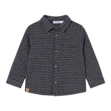 MAYORAL camicia tinta unita con fantasia a quadrettini Blu per Neonato 2186 BLU MAYORAL 